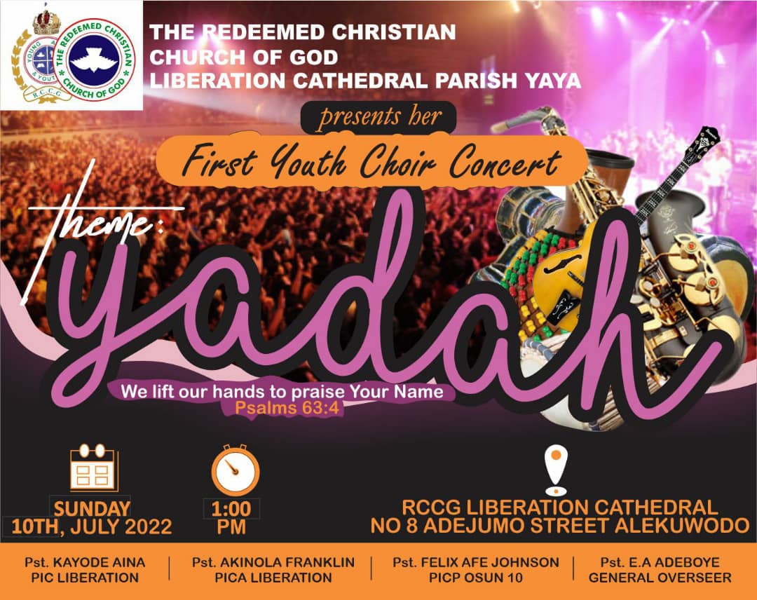RCCG Liberation Cathedral YAYA Organizes First Youth Choir Concert On Sunday