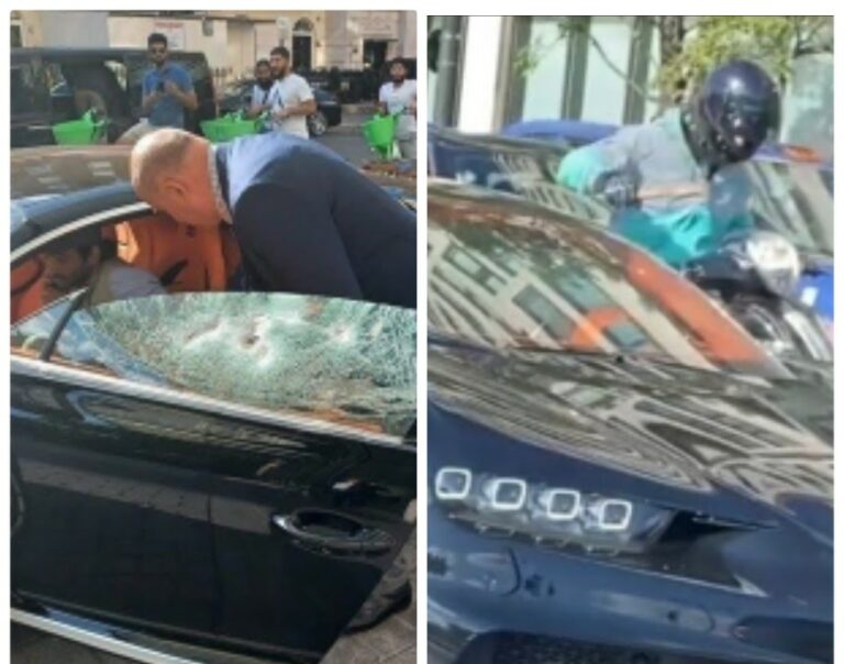 Bandits attack millionaire Al Basman, smash £3m Bugatti