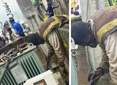 How transformer vandal was electrocuted in Osogbo(Photos)