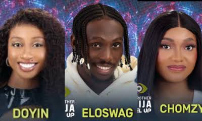 BBNaija S7: Drama As ‘Evicted’ Doyin, Eloswag, Chomzy Enter Level 3 House