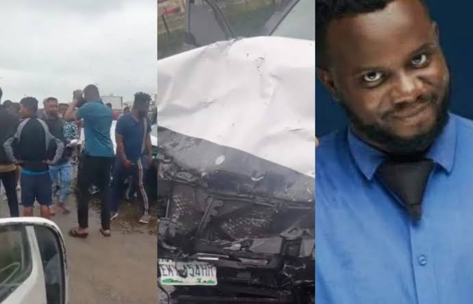 Mr Funny ‘Oga Sabinus’ survives ghastly auto crash; crashes newly acquired car