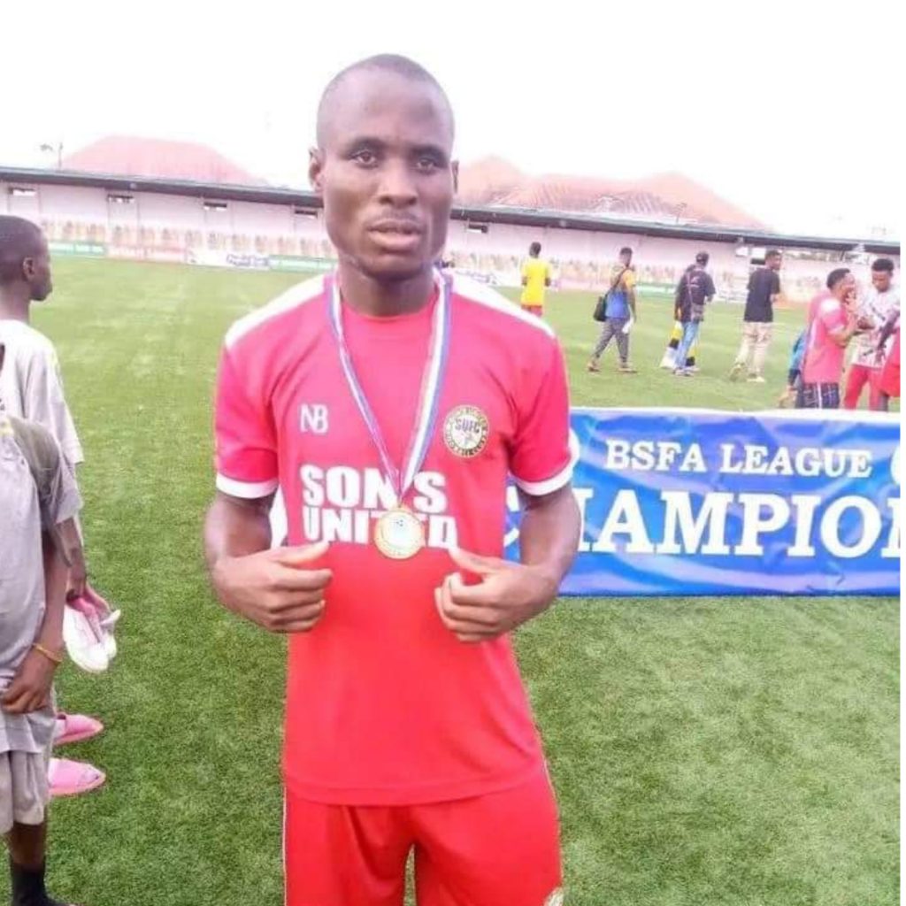 Popular footballer drowns while rescuing victims of boat mishap in Bayelsa