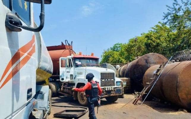 Breaking: NSCDC Seals Illegal Oil Dump In FCT