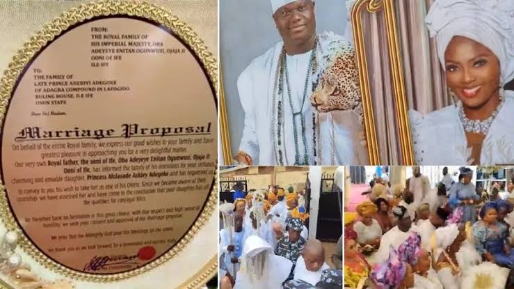 Meet Ooni Of Ife’s Fourth Wife As Oba Ogunwusi Set To Marry Two More Wives