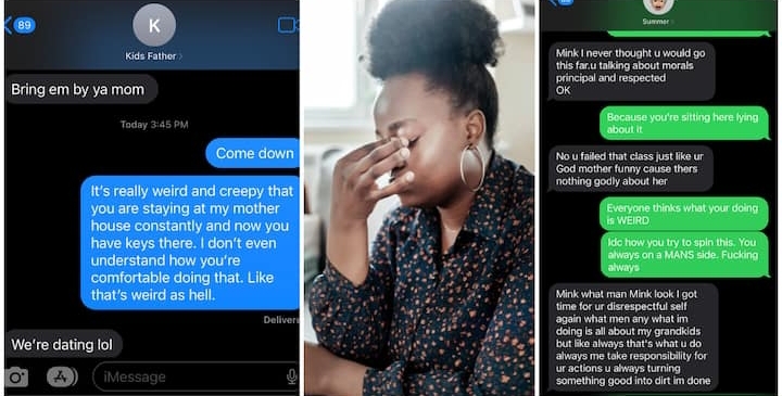 Lady breaks off ties with her mother for dating her man, discloses chat