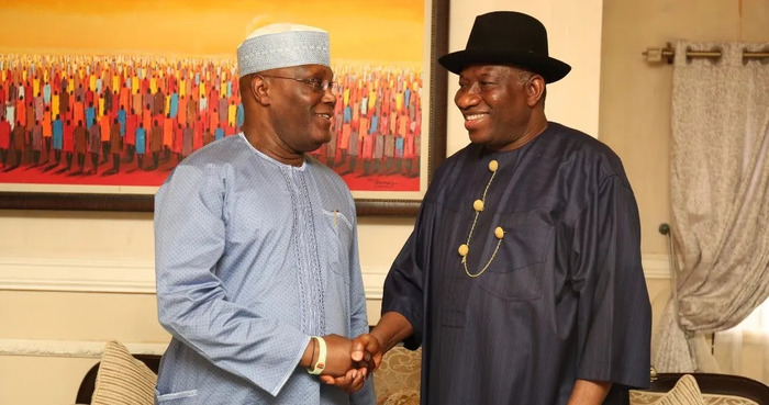 2023 Presidency: Jonathan endorses Atiku-Okowa presidential bid