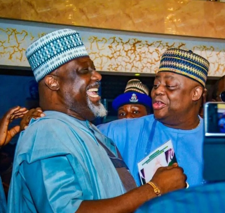 VIDEO: FFK and Dino Melaye shares unforgettable moments weeks after dragging each other online