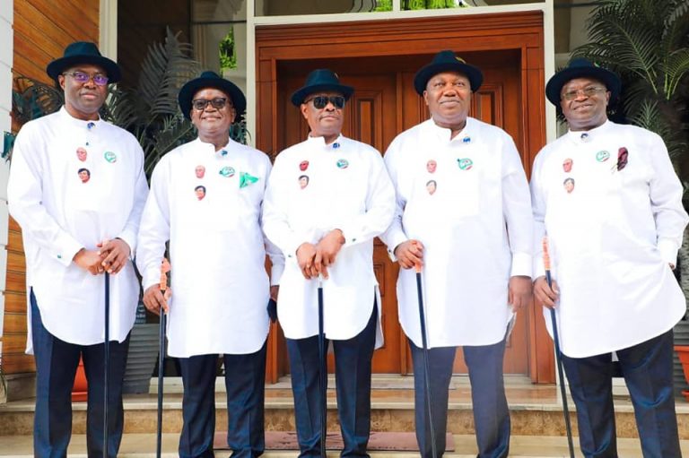 PDP Vs Atiku: G-5 govs, Bode George, Duke, others meet in Lagos
