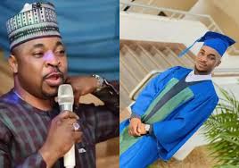 Amid ASUU Face-Off With FG, MC Oluomo Hails Son As He Graduates In Style