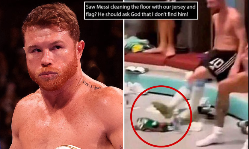 World champion boxer, Canelo Alvarez threatens Lionel Messi after Argentina captain ‘kicking’ Mexico jersey