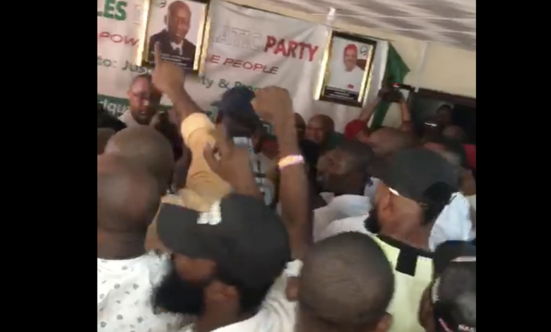 Crisis hits PDP as members clash over Atiku’s Campaign Council in Imo