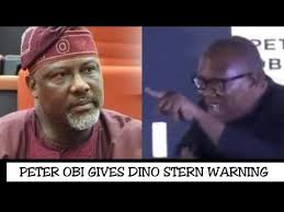 Peter Obi Gives Dino Melaye Federal Warning – Reactions after debate