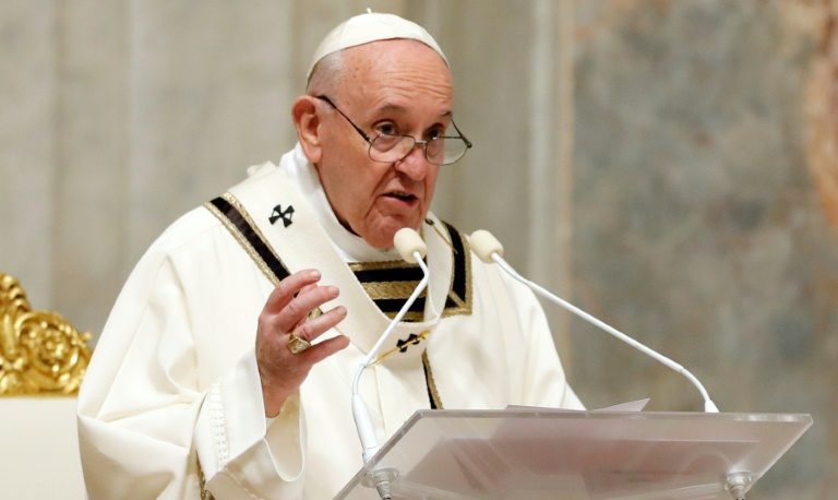 Pope suggests Catholic church could bless same sex couples
