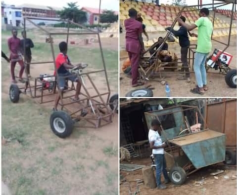 Nigerian Secondary School students build car from scratch