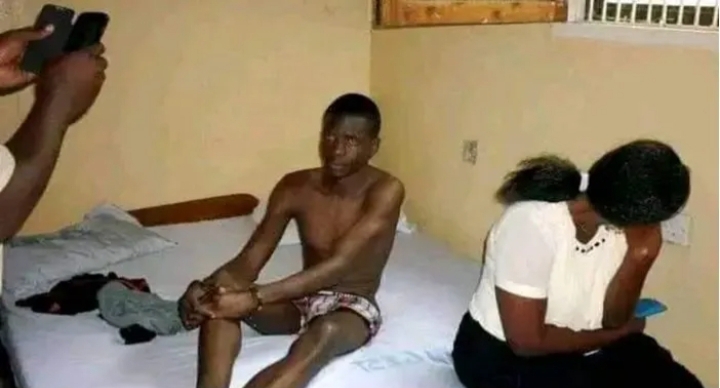 Drama as Lecturer catches wife with student in hotel room