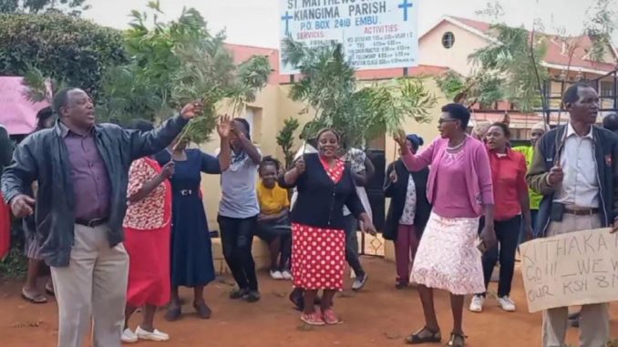 Moment Church Members Stage Protest Over Missing Money