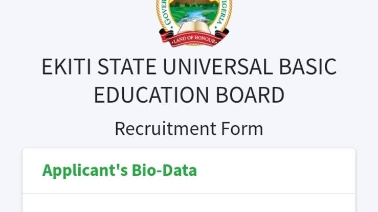 School Teachers Recruitment In Ekiti – Application Portal Is Open