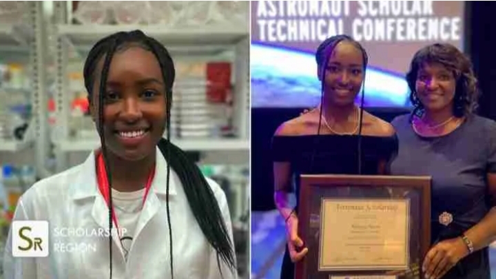 Lady bags two science and technology scholarships, earns US prestigious Astronaut admission