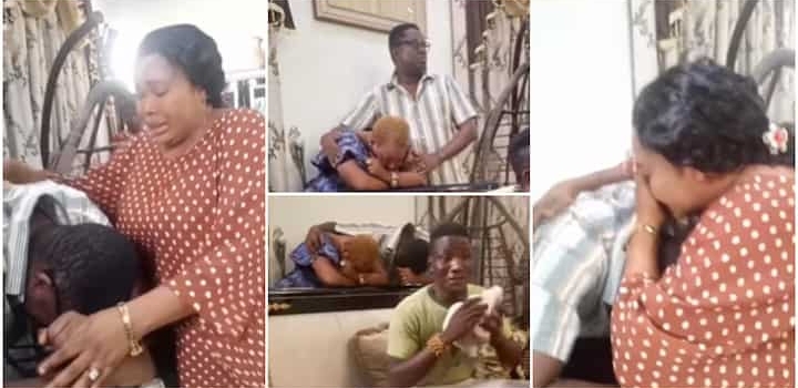 Moment Muyiwa Ademola, others tear up behind the scene of a movie set