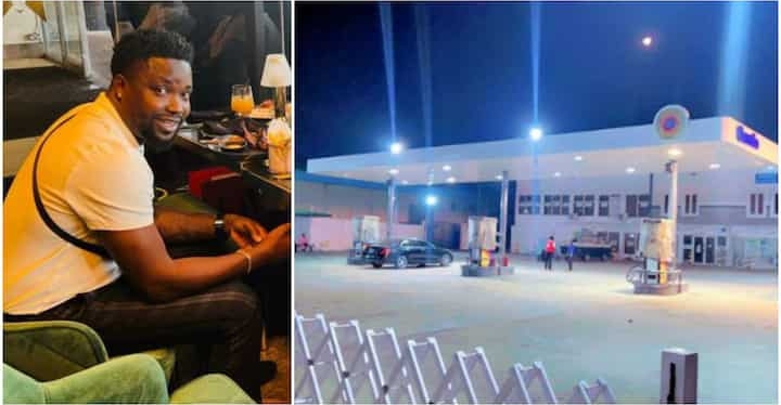 Congratulations pour in as Actor Omo Banke opens New filling station