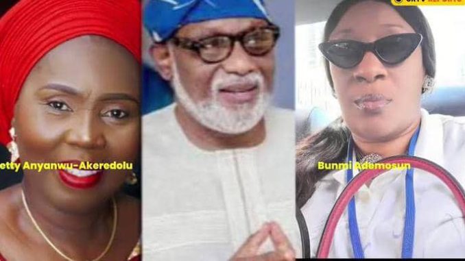 “Stay Away From My Husband Or….” – Ondo Gov’s Wife Threatens Female SA For Refusing To Stay Away From Husband