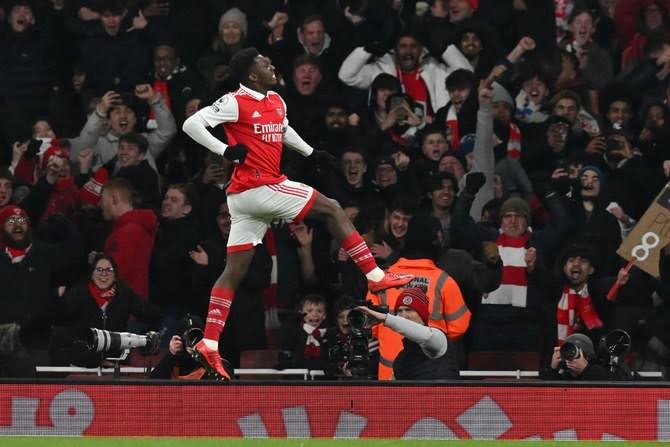 How Arsenal beat Manchester United, thanks to late goal from Eddie Nketiah
