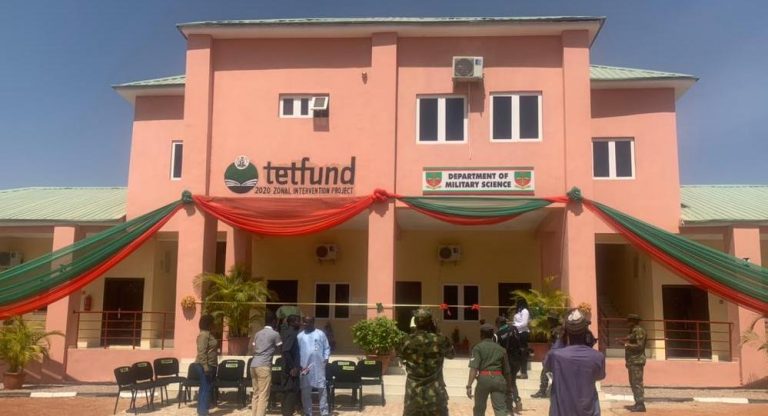 Breaking: Buhari unveils multi-billion naira TETFund facilities in NDA, others 