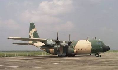 Air Force jet crash-lands in Lagos after tire burst mid-air