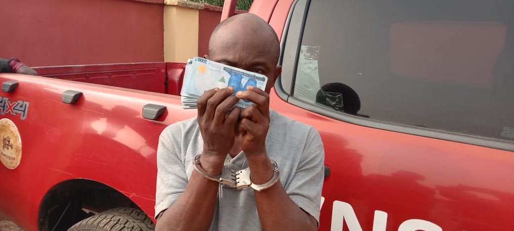 Naira Scarcity: Amotekun Nab Man With Fake N100,000 New Naira Notes ...