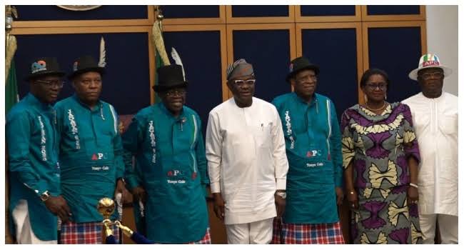 Moment Tinubu-Shettima, APC big wings Visit Governor Wike At Rivers Presidential Campaign