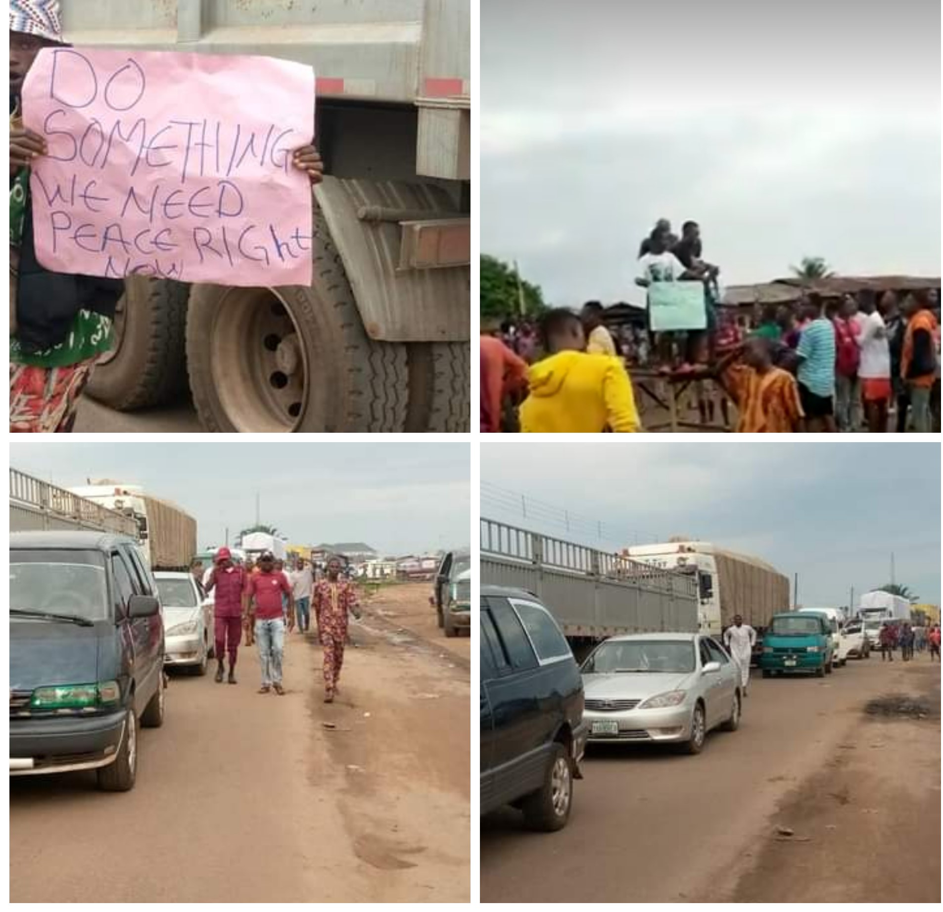 Ondo: Protesting youths block Akure-Owo-Benin highway over kidnapping of residents