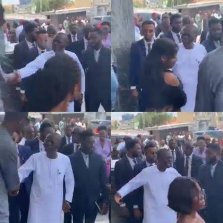Drama As Governor Sanwo-Olu Shakes Hands With Church Attendees
