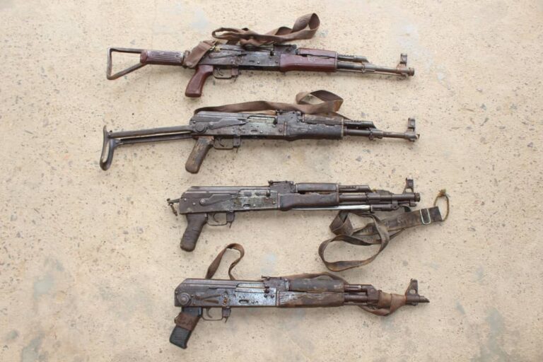 JUST IN: Police recover four AK-47 rifles in Kano