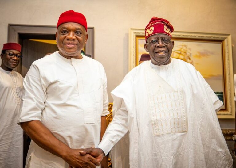 BREAKING: Tinubu meets Orji Kalu behind ‘closed doors’ in Abuja