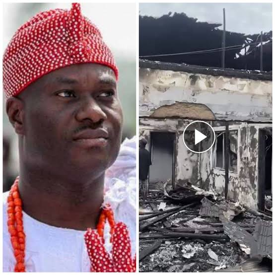 Ooni Of Ife Palace Apartment On Fire