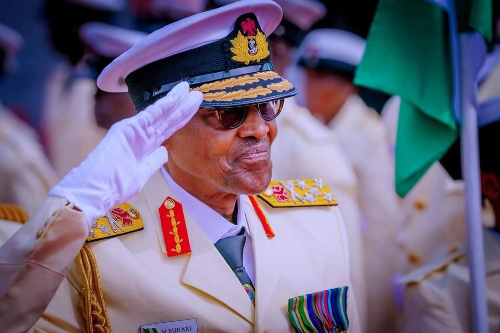 Buhari reviews naval fleet, makes demand from Nigerian military— Tinubu