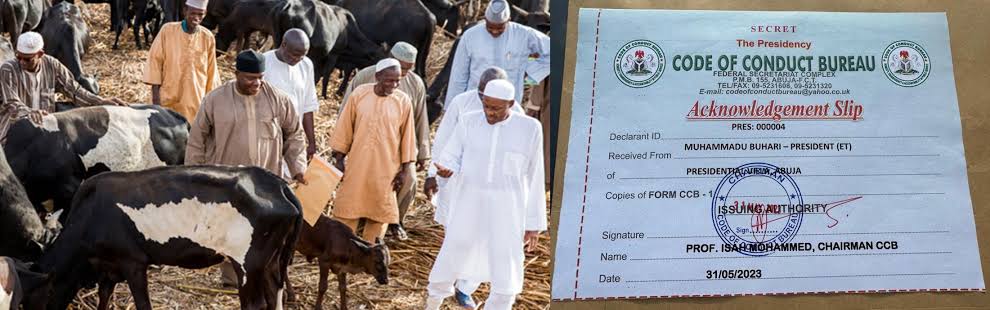 Reaction As Buhari’s Cash, Assets Stagnant For 8 Years; Cattle Decreased In 4 Years