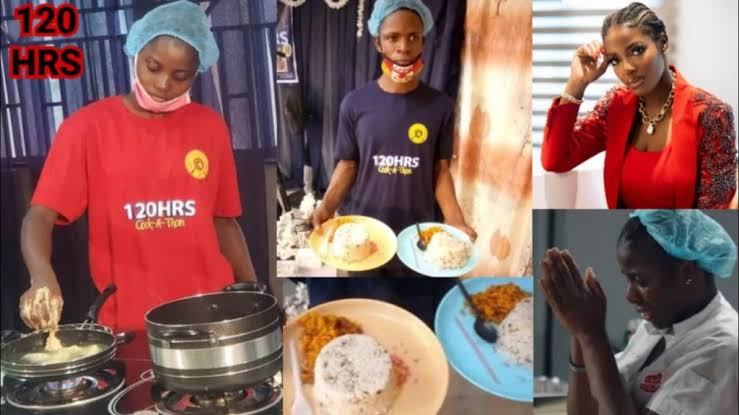 Jubilation as Chef Dammy surpasses 100-hour cooking time
