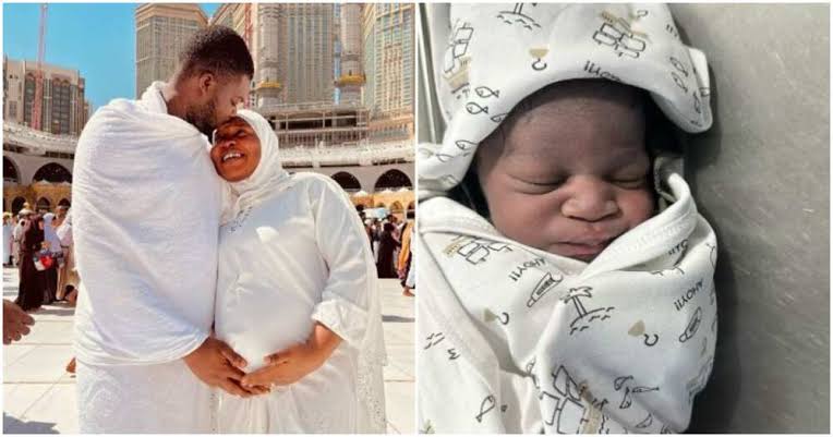 “Alhaji”? Skitmaker Cute Abiola welcomes first child in Saudi Arabia