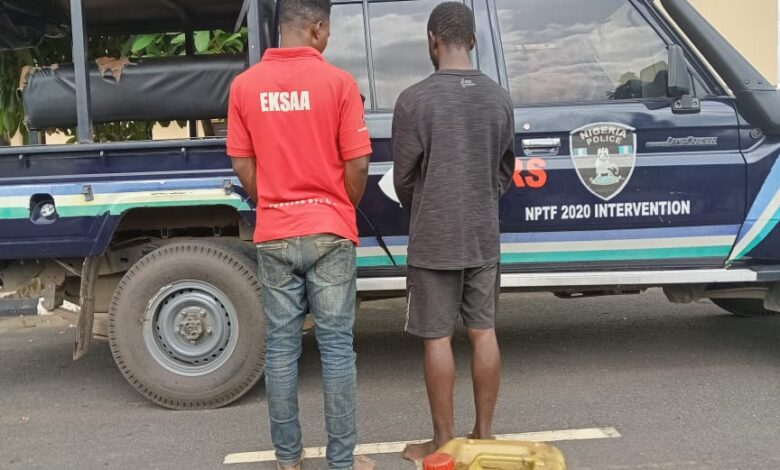 Ekiti: Two arrested for allegedly stealing government diesel