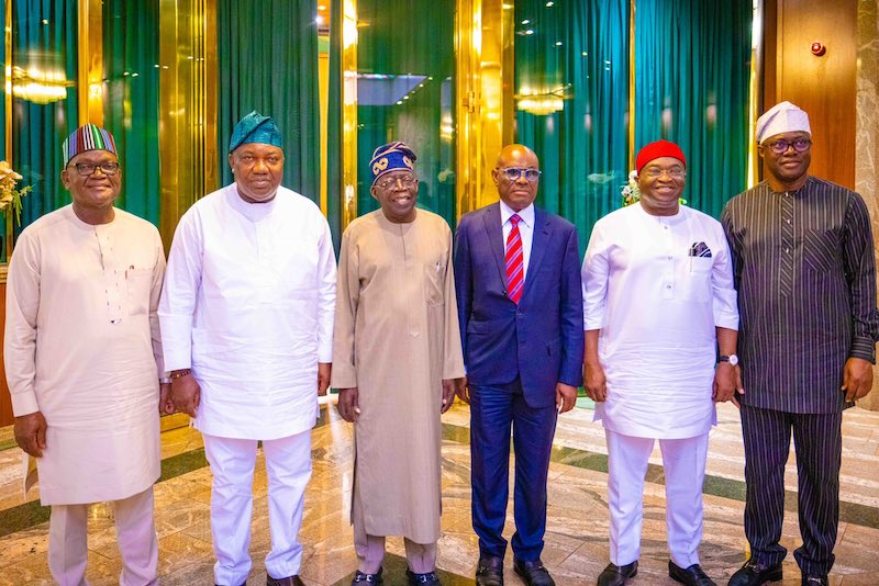 Nigeria’s President, Tinubu, meets G5 Governors in Abuja