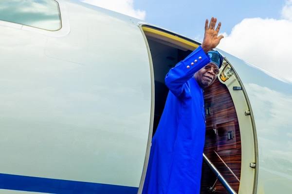 President Tinubu jets out for AU meeting