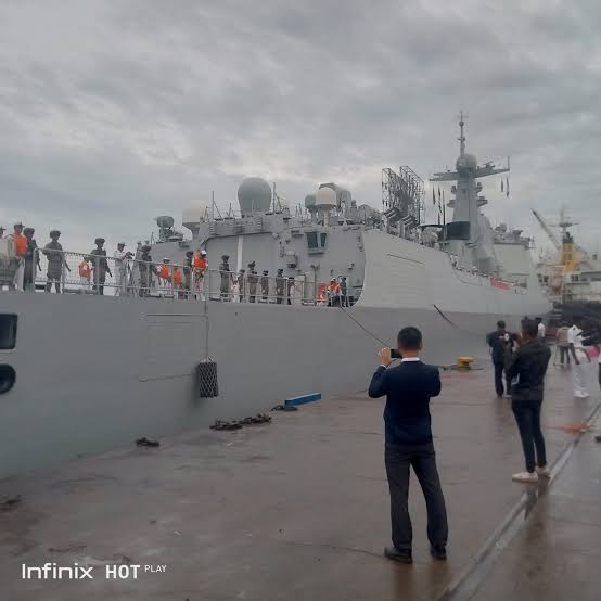 China Lands In Nigeria With Three Warships