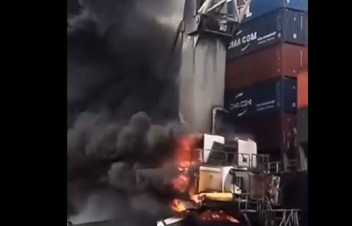 BREAKING: Lagos port guts fire, Money In Millions lost