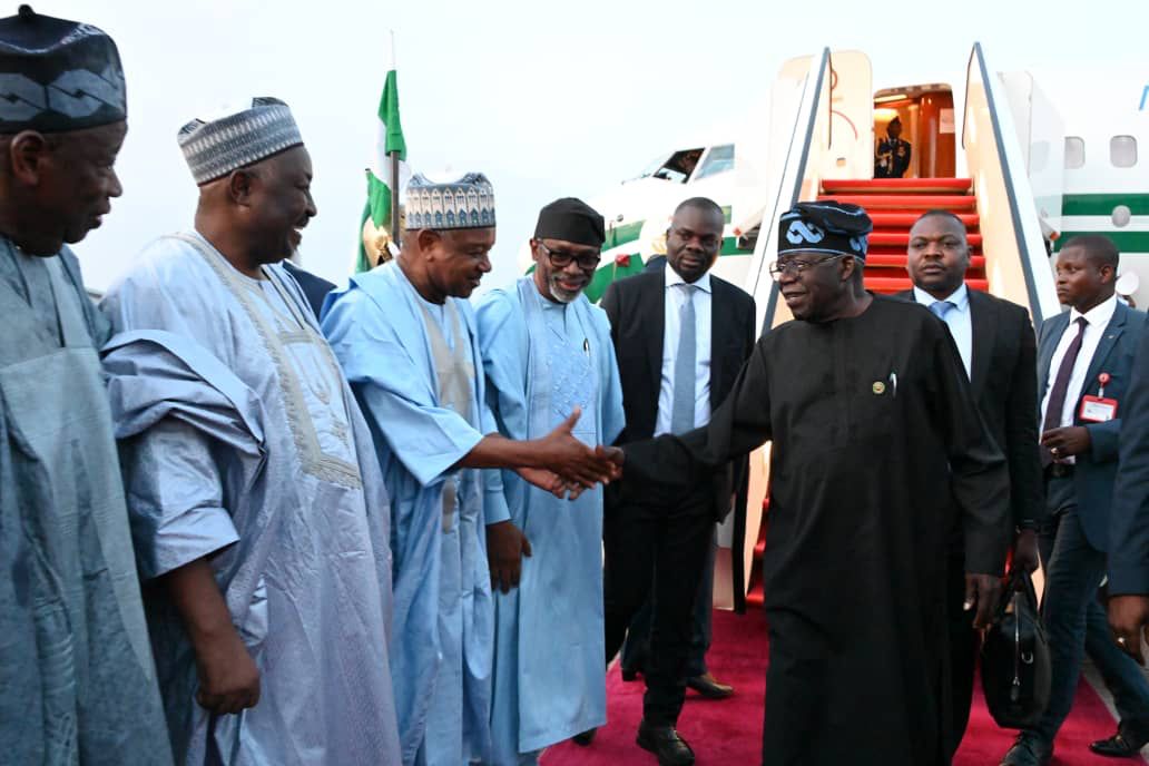 PHOTO: Nigerians smile as President Tinubu returns from Guinea Bissau