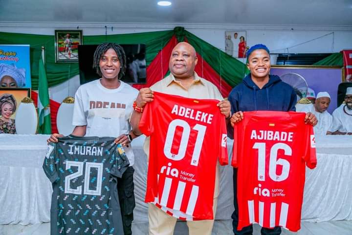 Gov Adeleke hosts Osun-born Super Falcon players