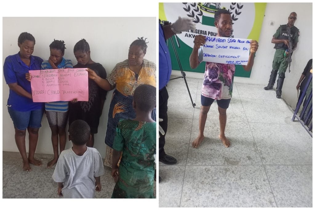 Police bust child trafficking syndicate, recover three stolen children in A’Ibom