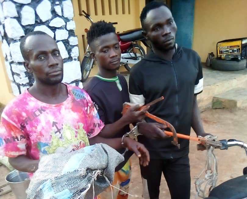 How three suspected vandals cracked in Ogun