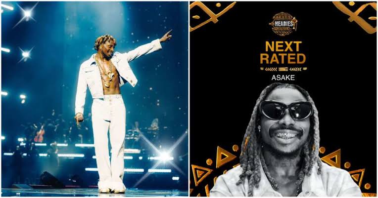 Asake Now ‘Next Rated’ gong at 2023 Headies And Album of the Year – FULL LIST
