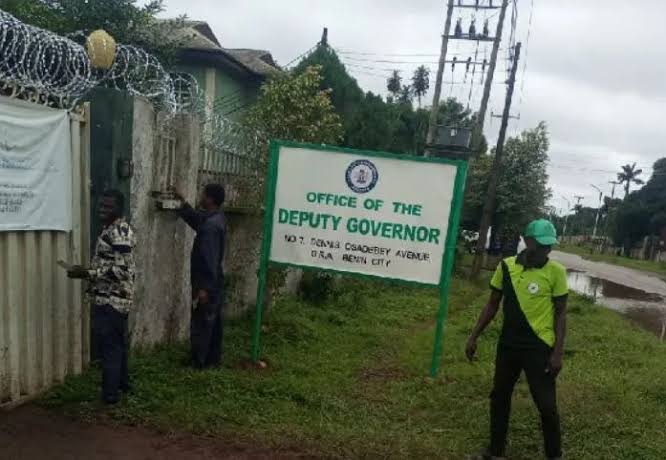 Edo Deputy Governor’s office now outside Govt House